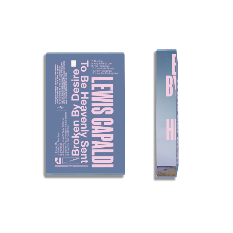 Broken By Desire To Be Heavenly Sent by Lewis Capaldi - Alternative Artwork Cassette #1 - shop now at Lewis Capaldi store