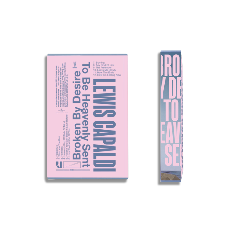 Broken By Desire To Be Heavenly Sent by Lewis Capaldi - Alternative Artwork Cassette #2 - shop now at Lewis Capaldi store