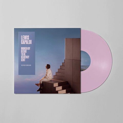 Broken By Desire To Be Heavenly Sent by Lewis Capaldi - Store Exclusive Limited Edition Pink Vinyl LP - shop now at Lewis Capaldi store