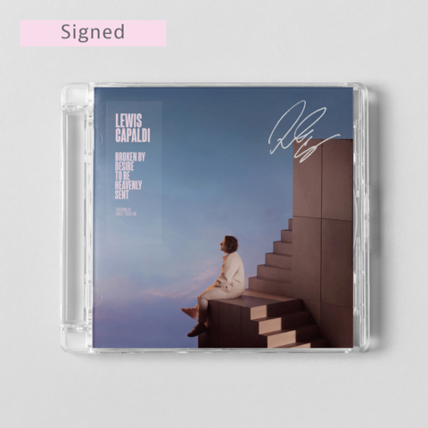 Broken By Desire To Be Heavenly Sent by Lewis Capaldi - Exclusive Signed CD - shop now at Lewis Capaldi store
