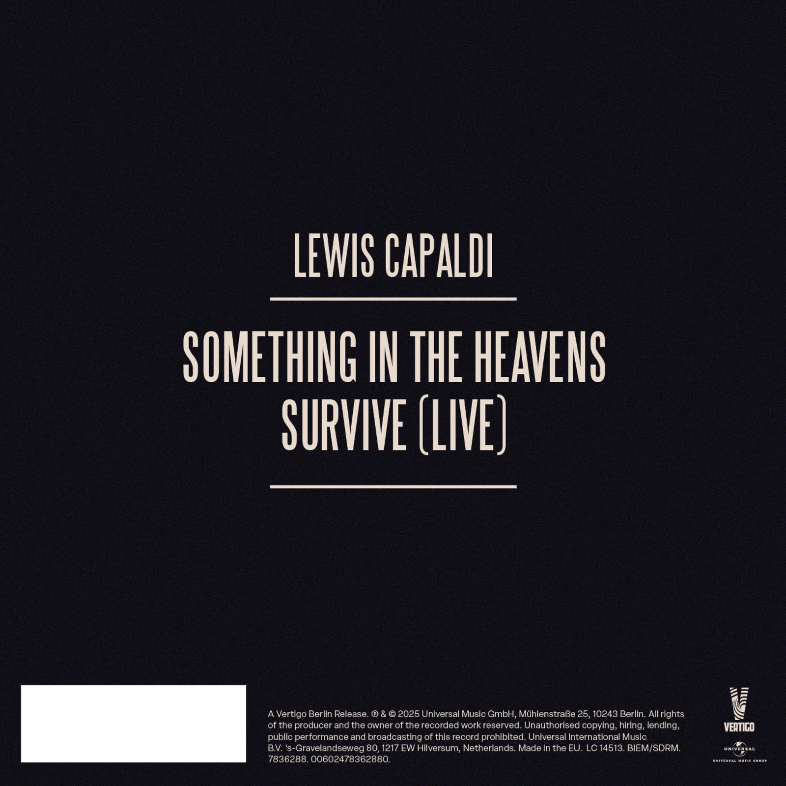 testi lewis capaldi something in the heavens